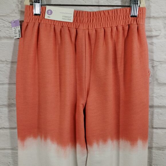 F Maurices Evsie Girls Orange Coral Ombre High Rise Joggers Sweatpants NWT S Reg - Picture 6 of 9